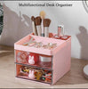 Small Rabbit Desk Organizer with 2 Drawers